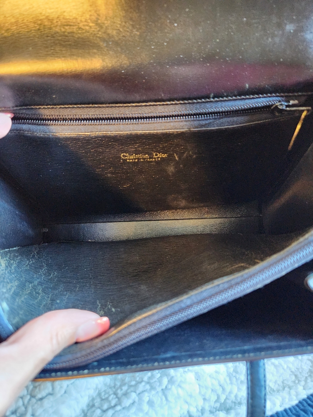 Dior Classic Black Leather Shoulder Bag - Picture 15 of 16